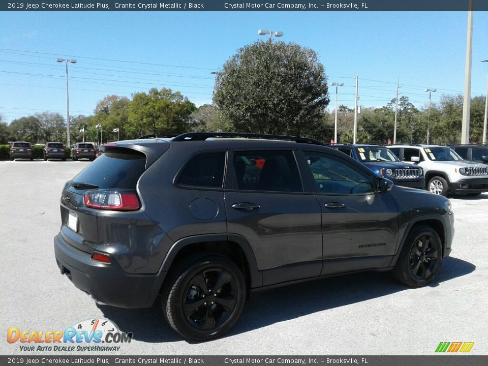 2019 Jeep Cherokee Latitude Plus Granite Crystal Metallic / Black Photo #5