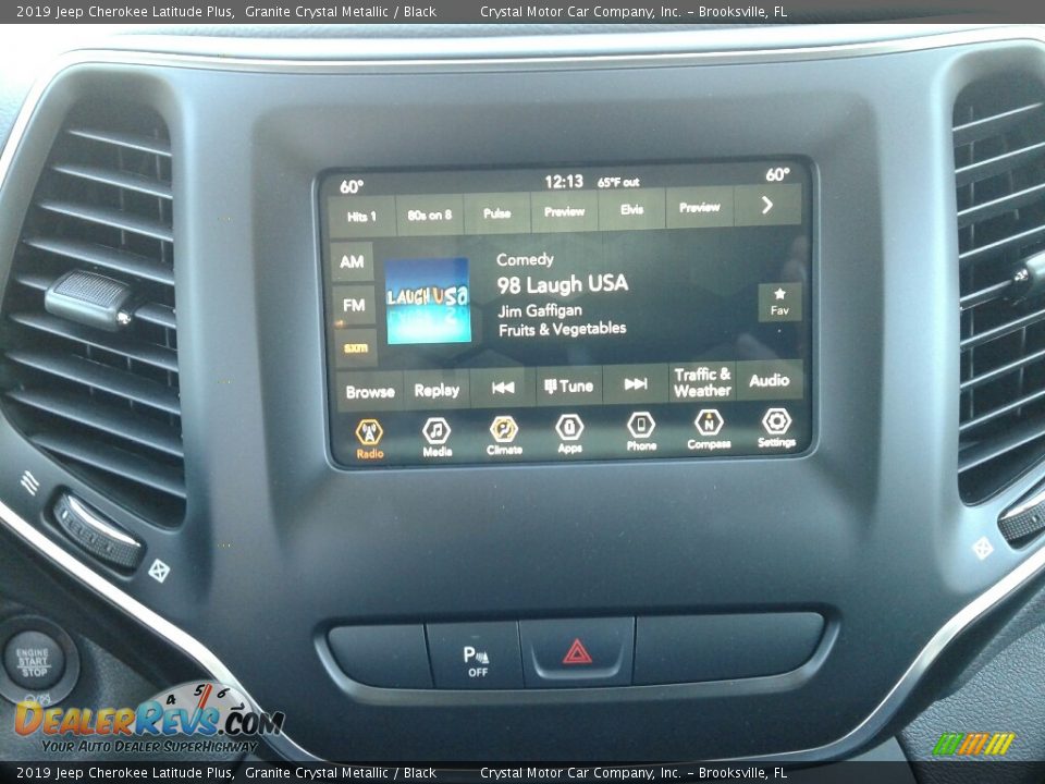 2019 Jeep Cherokee Latitude Plus Granite Crystal Metallic / Black Photo #15