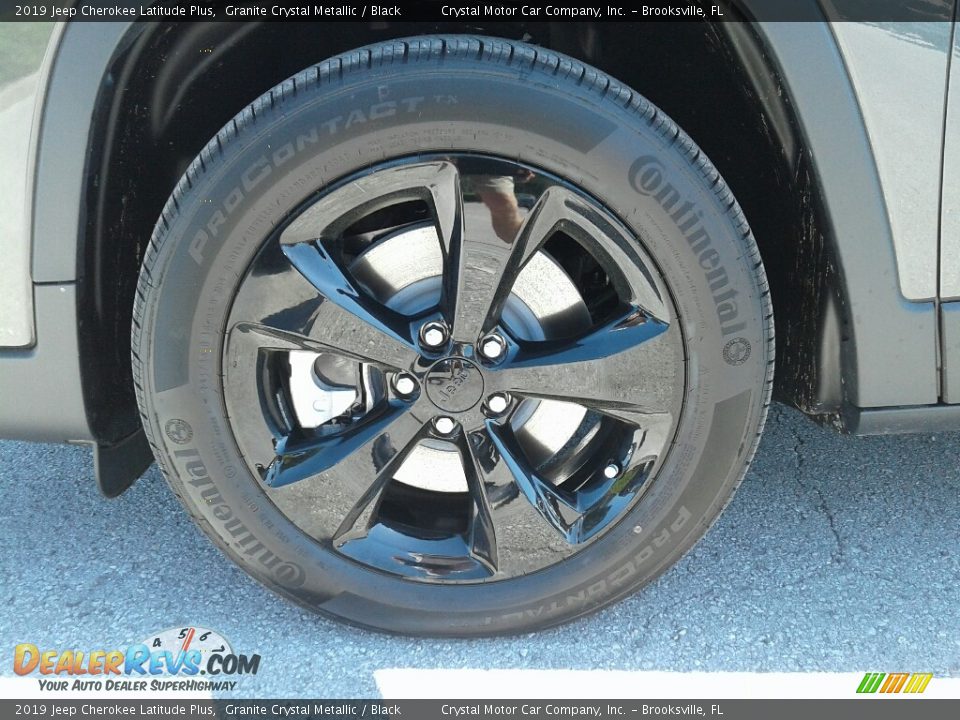 2019 Jeep Cherokee Latitude Plus Granite Crystal Metallic / Black Photo #20