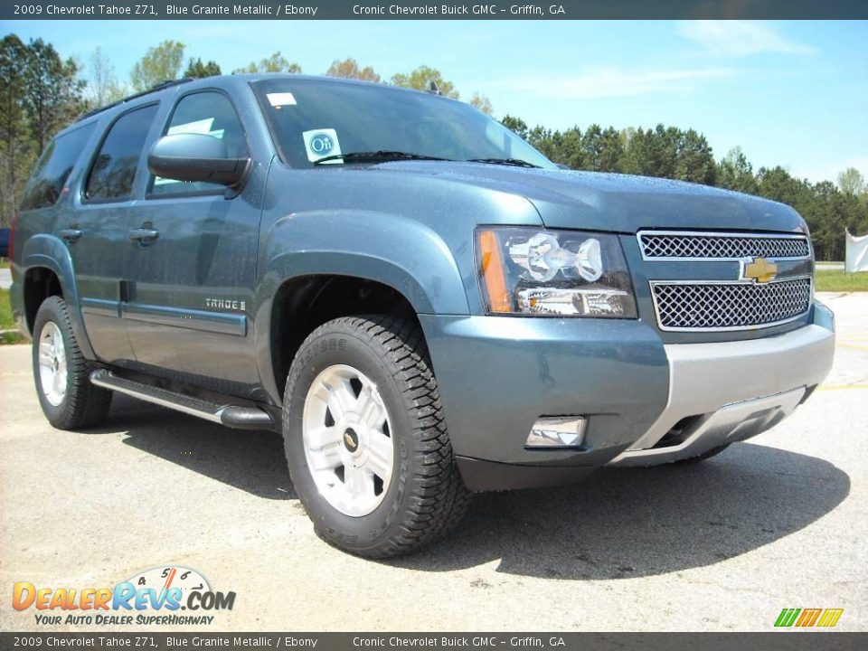 2009 Chevrolet Tahoe Z71 Blue Granite Metallic / Ebony Photo #4