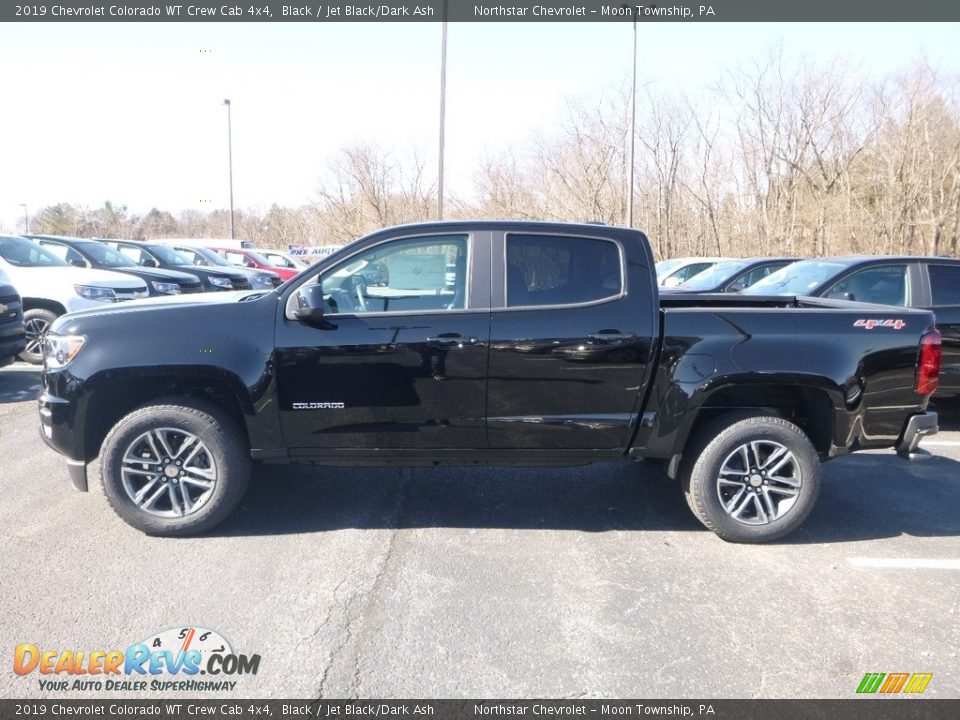 2019 Chevrolet Colorado WT Crew Cab 4x4 Black / Jet Black/Dark Ash Photo #3