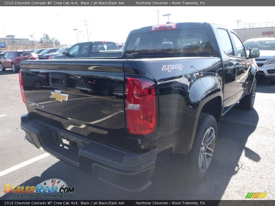 2019 Chevrolet Colorado WT Crew Cab 4x4 Black / Jet Black/Dark Ash Photo #6