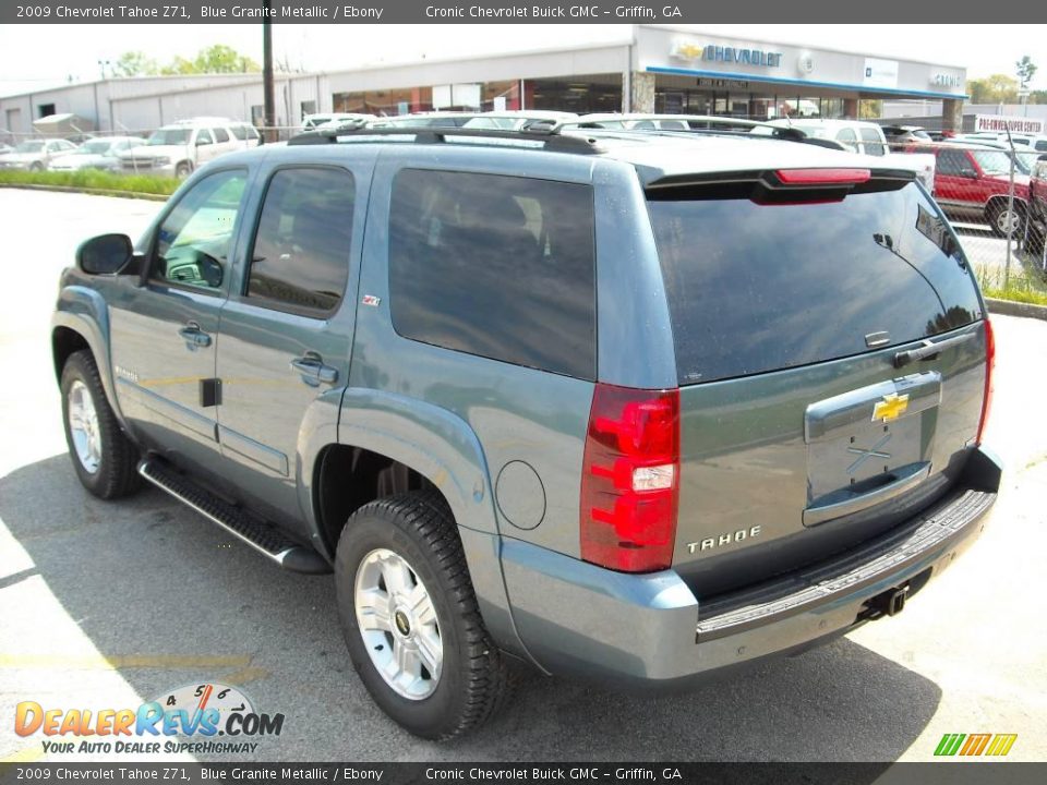 2009 Chevrolet Tahoe Z71 Blue Granite Metallic / Ebony Photo #8