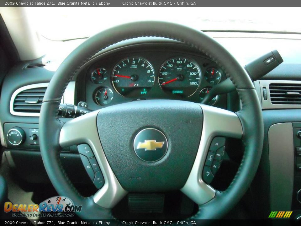 2009 Chevrolet Tahoe Z71 Blue Granite Metallic / Ebony Photo #26