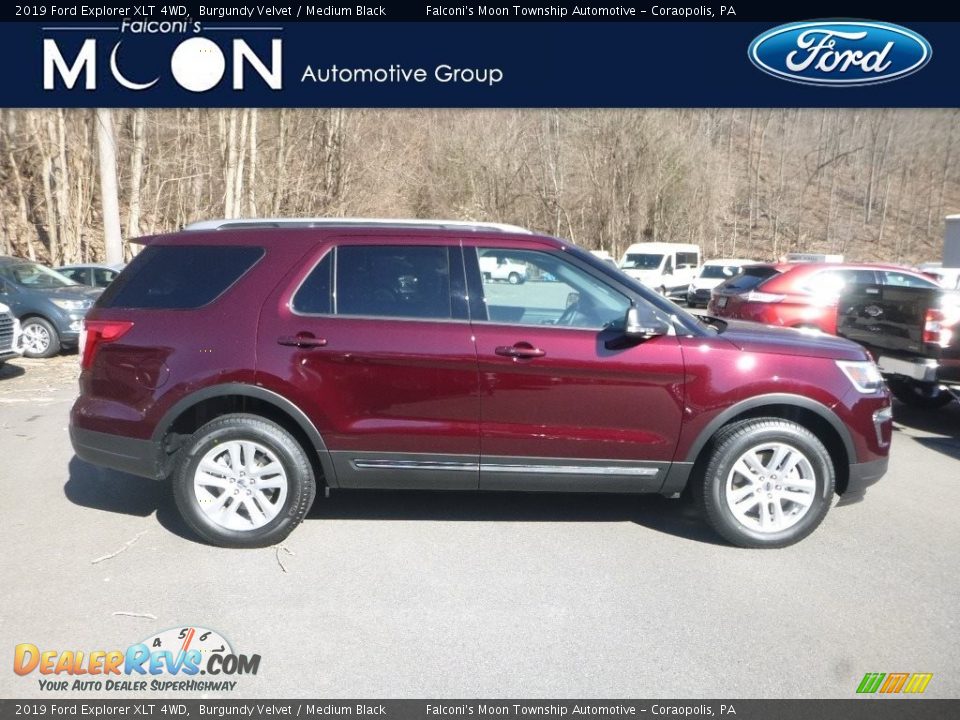 2019 Ford Explorer XLT 4WD Burgundy Velvet / Medium Black Photo #1