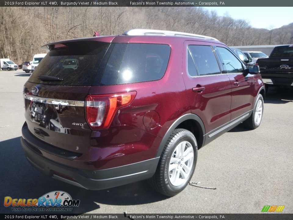 2019 Ford Explorer XLT 4WD Burgundy Velvet / Medium Black Photo #2