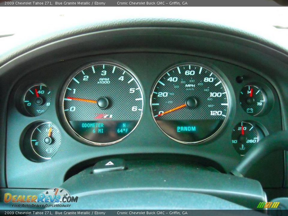 2009 Chevrolet Tahoe Z71 Blue Granite Metallic / Ebony Photo #28