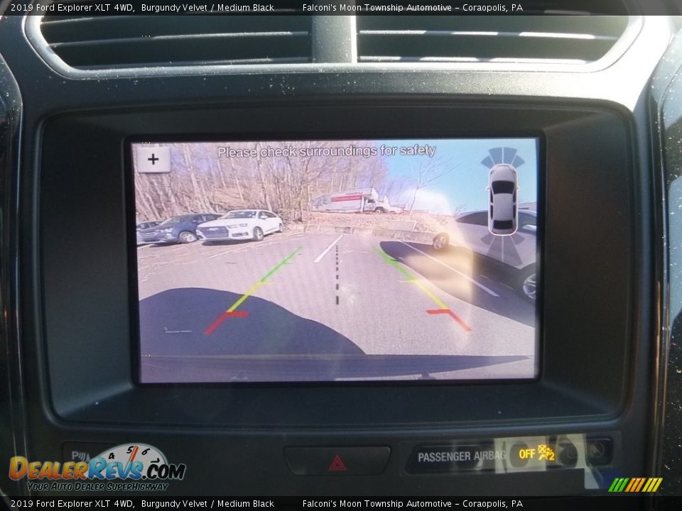 2019 Ford Explorer XLT 4WD Burgundy Velvet / Medium Black Photo #15