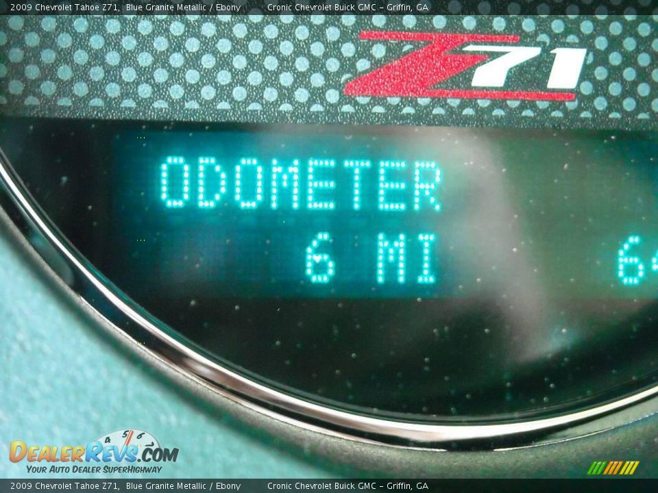 2009 Chevrolet Tahoe Z71 Blue Granite Metallic / Ebony Photo #29