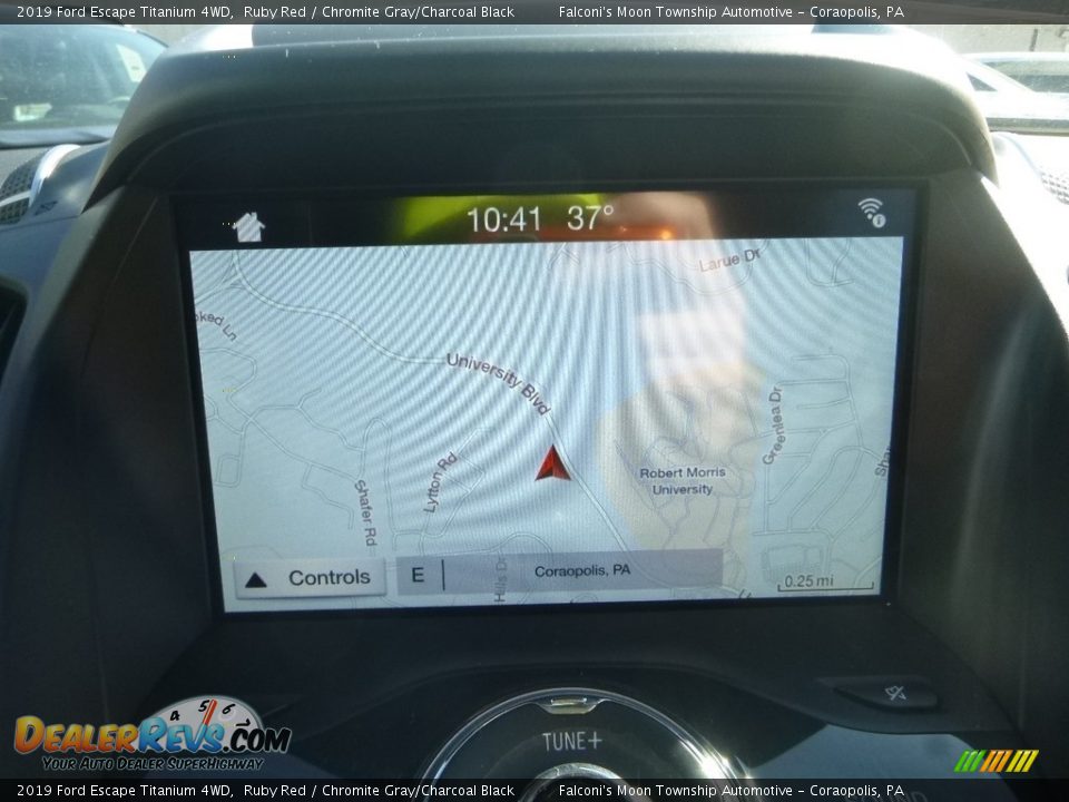2019 Ford Escape Titanium 4WD Ruby Red / Chromite Gray/Charcoal Black Photo #13