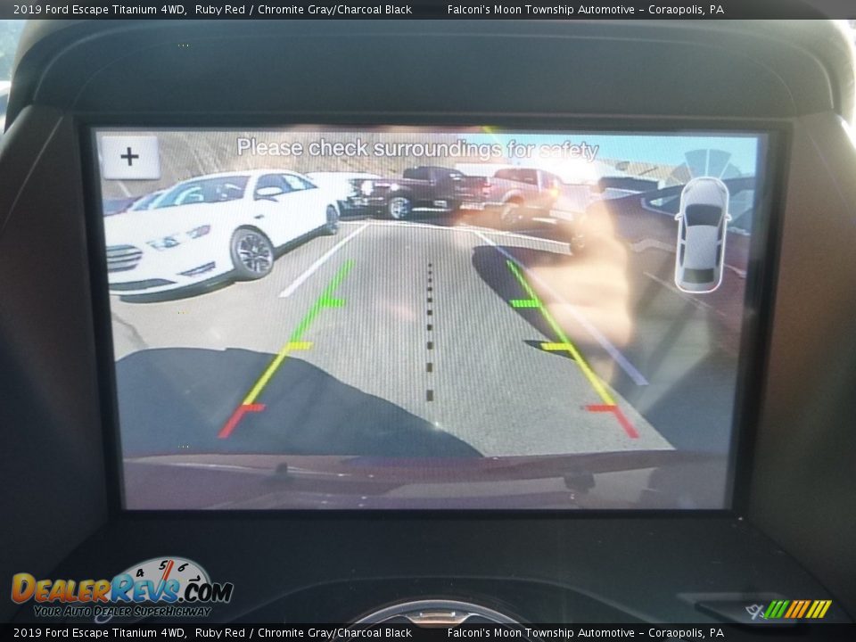 2019 Ford Escape Titanium 4WD Ruby Red / Chromite Gray/Charcoal Black Photo #15