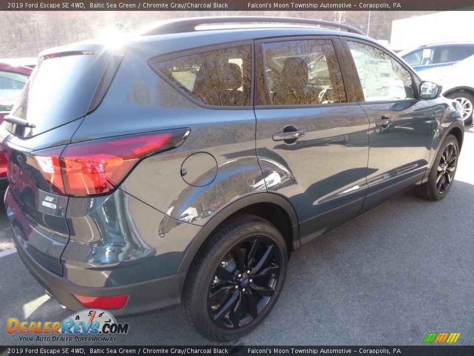 2019 Ford Escape SE 4WD Baltic Sea Green / Chromite Gray/Charcoal Black Photo #2