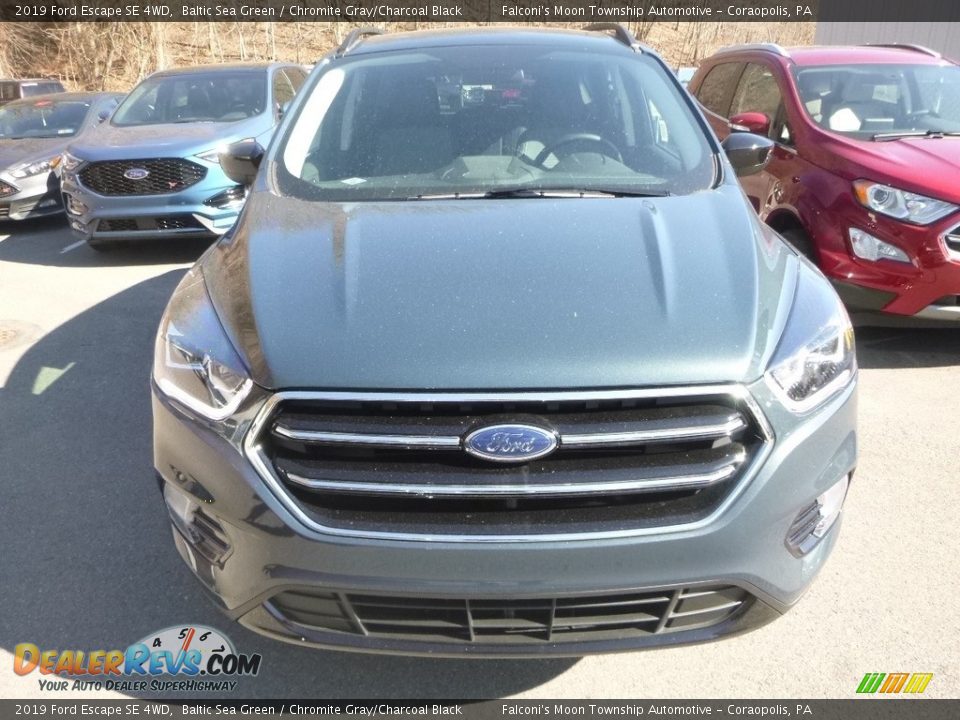 2019 Ford Escape SE 4WD Baltic Sea Green / Chromite Gray/Charcoal Black Photo #4