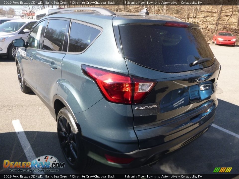 2019 Ford Escape SE 4WD Baltic Sea Green / Chromite Gray/Charcoal Black Photo #6