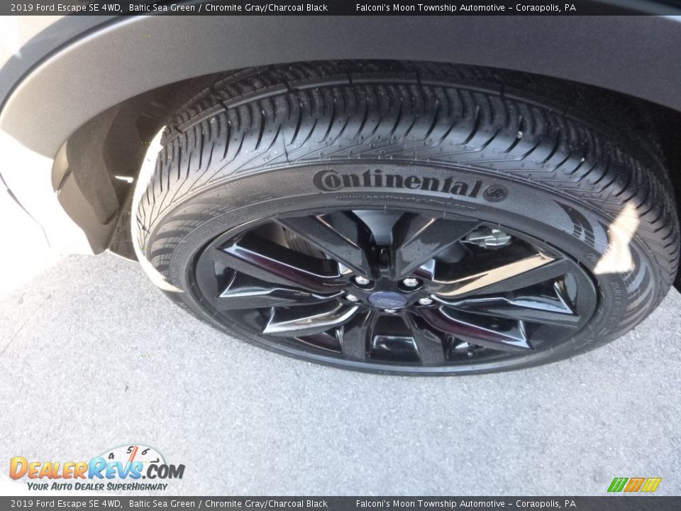 2019 Ford Escape SE 4WD Baltic Sea Green / Chromite Gray/Charcoal Black Photo #7