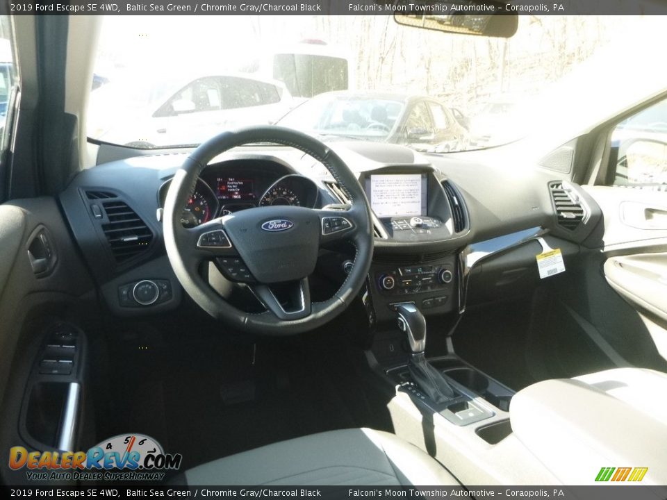 2019 Ford Escape SE 4WD Baltic Sea Green / Chromite Gray/Charcoal Black Photo #9