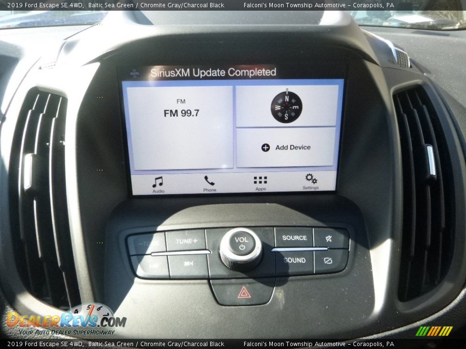 2019 Ford Escape SE 4WD Baltic Sea Green / Chromite Gray/Charcoal Black Photo #13