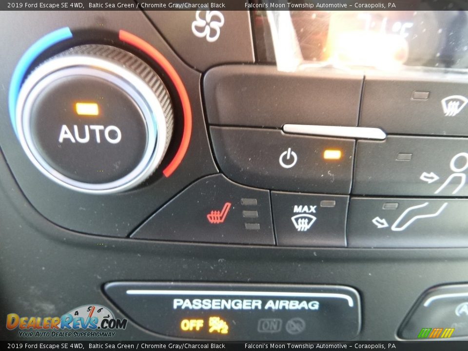 2019 Ford Escape SE 4WD Baltic Sea Green / Chromite Gray/Charcoal Black Photo #15