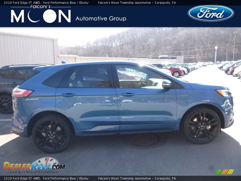 2019 Ford Edge ST AWD Ford Performance Blue / Ebony Photo #1