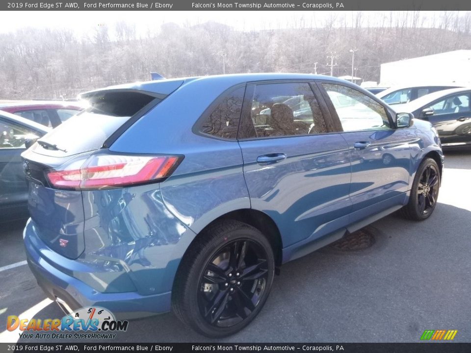 2019 Ford Edge ST AWD Ford Performance Blue / Ebony Photo #2