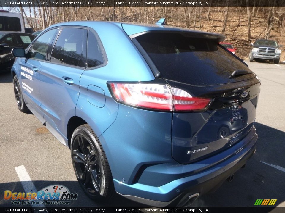 2019 Ford Edge ST AWD Ford Performance Blue / Ebony Photo #6
