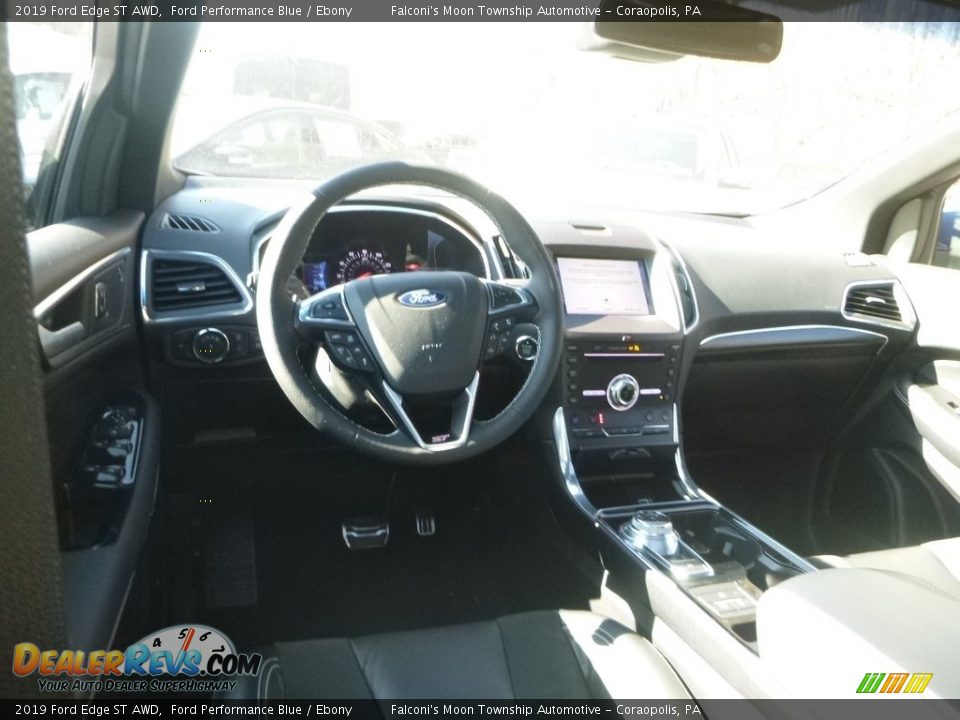 2019 Ford Edge ST AWD Ford Performance Blue / Ebony Photo #9
