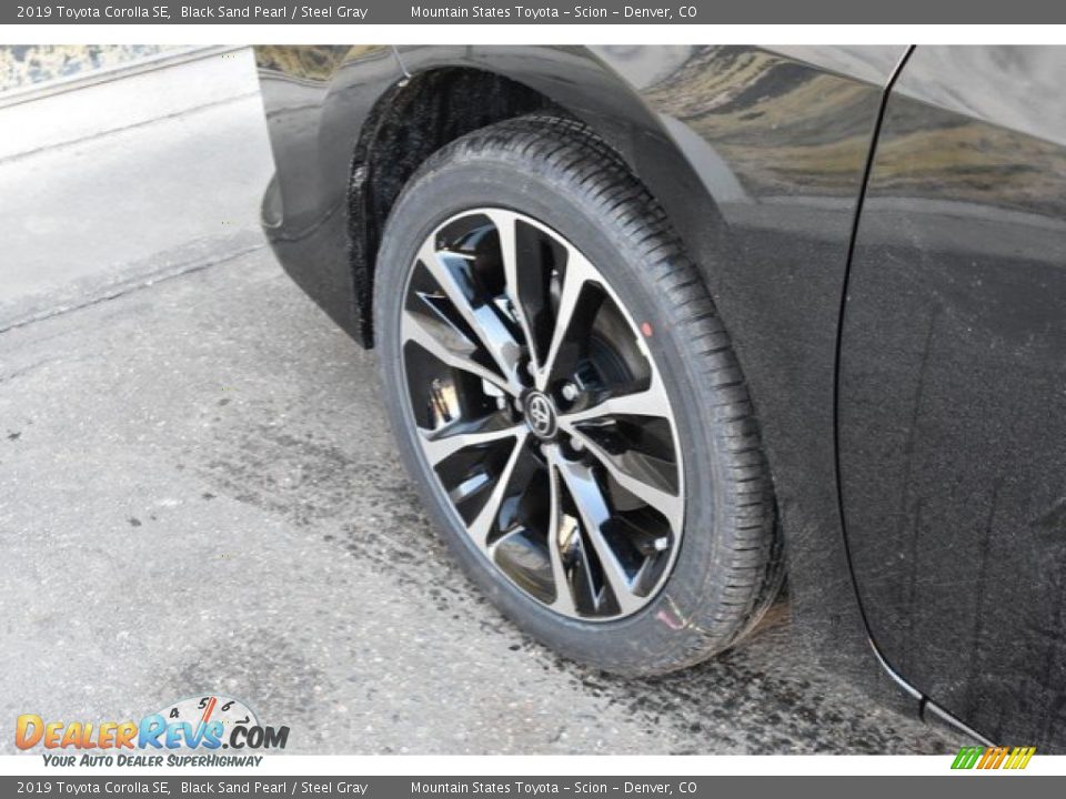 2019 Toyota Corolla SE Black Sand Pearl / Steel Gray Photo #32