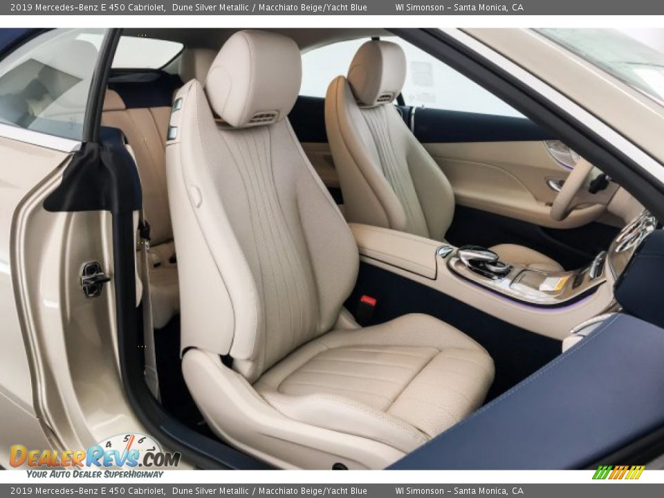 2019 Mercedes-Benz E 450 Cabriolet Dune Silver Metallic / Macchiato Beige/Yacht Blue Photo #5