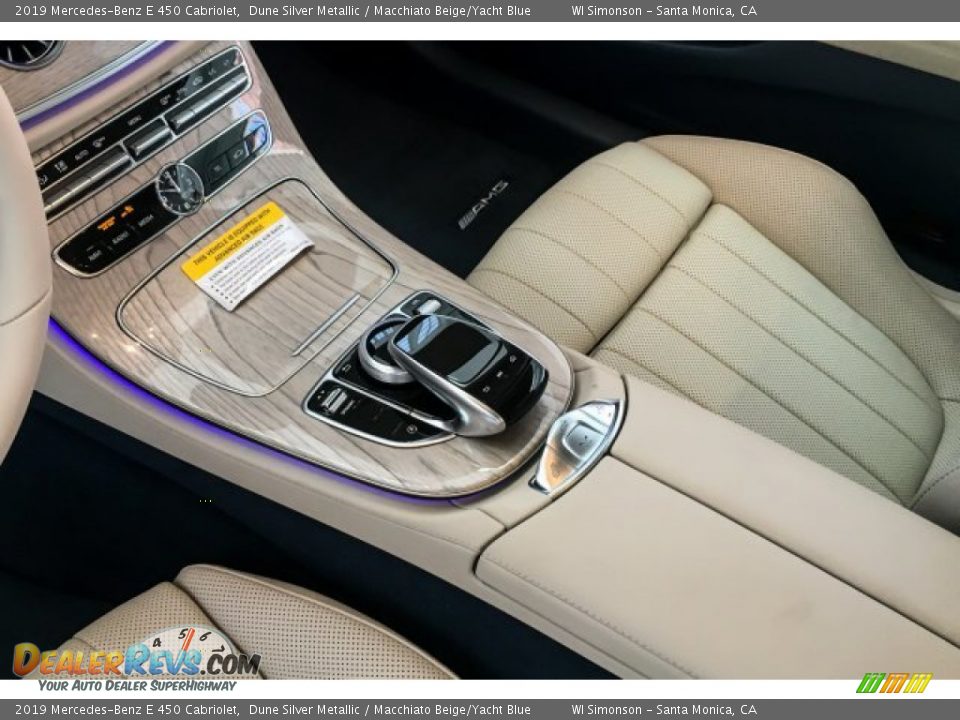 2019 Mercedes-Benz E 450 Cabriolet Dune Silver Metallic / Macchiato Beige/Yacht Blue Photo #7