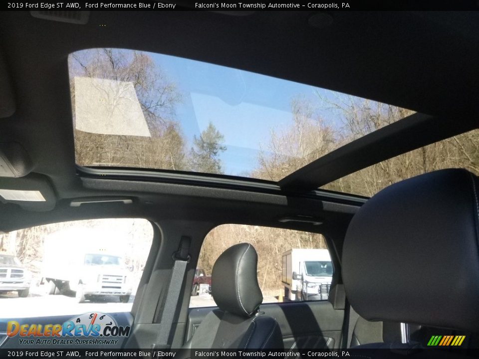 2019 Ford Edge ST AWD Ford Performance Blue / Ebony Photo #13