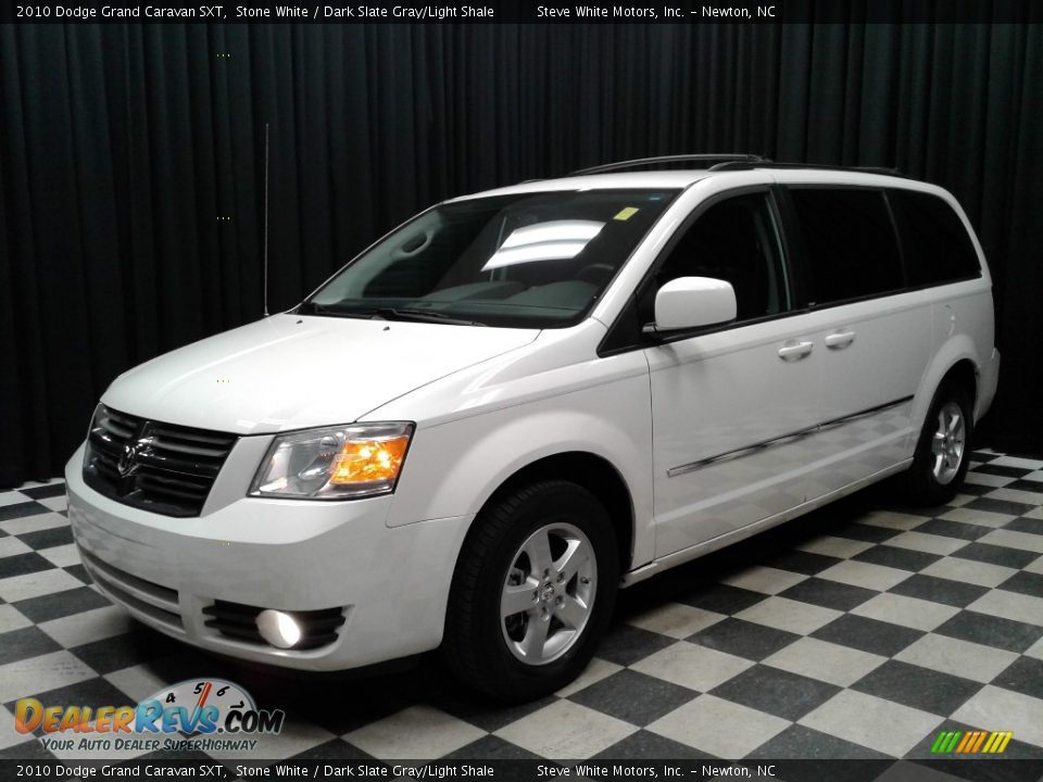 2010 Dodge Grand Caravan SXT Stone White / Dark Slate Gray/Light Shale Photo #2