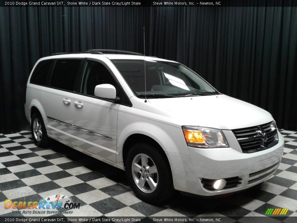 2010 Dodge Grand Caravan SXT Stone White / Dark Slate Gray/Light Shale Photo #4