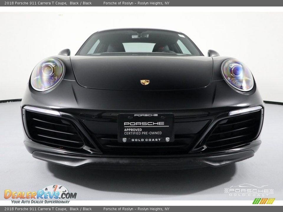 2018 Porsche 911 Carrera T Coupe Black / Black Photo #2