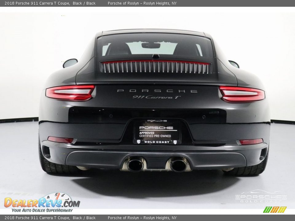 2018 Porsche 911 Carrera T Coupe Black / Black Photo #6