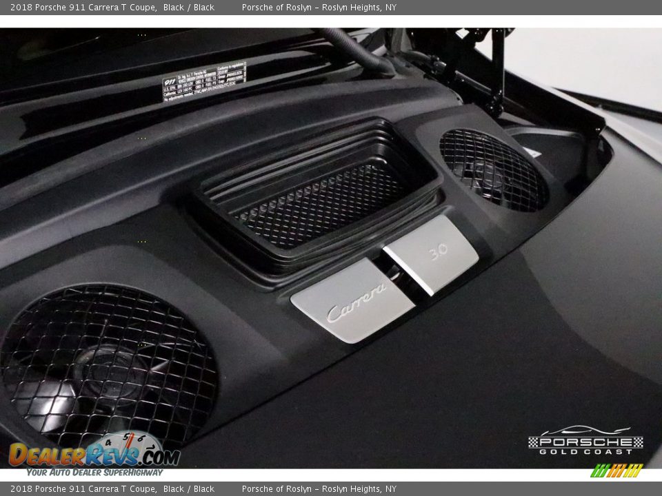 2018 Porsche 911 Carrera T Coupe Black / Black Photo #8