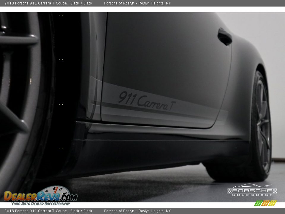 2018 Porsche 911 Carrera T Coupe Black / Black Photo #10