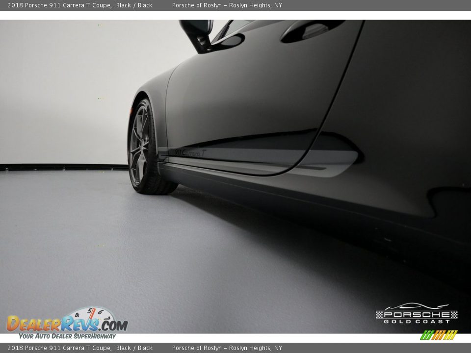 2018 Porsche 911 Carrera T Coupe Black / Black Photo #12