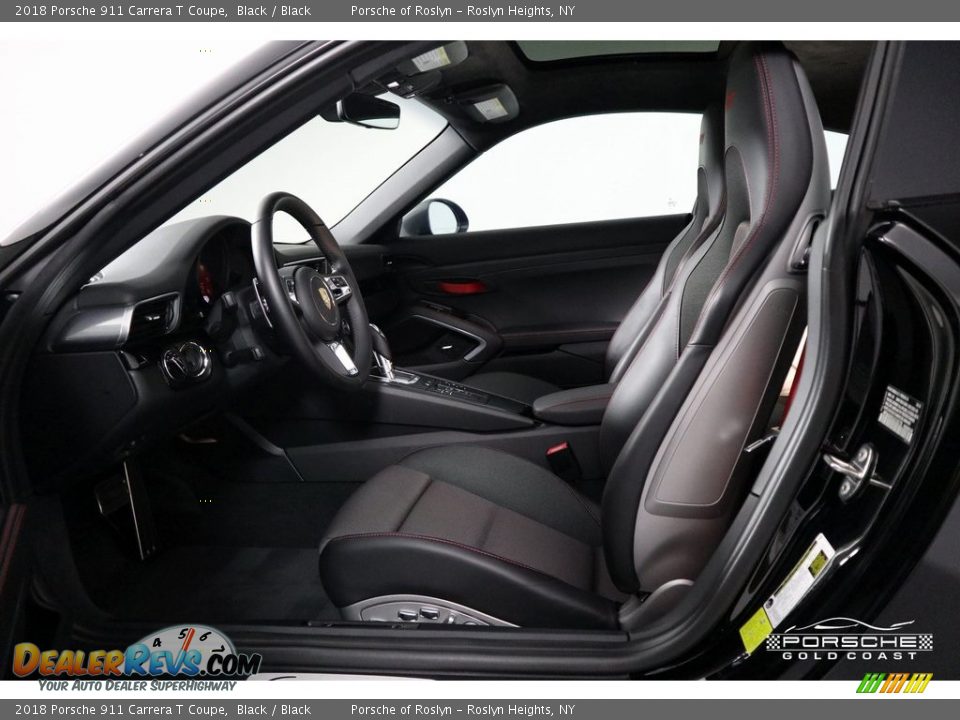 2018 Porsche 911 Carrera T Coupe Black / Black Photo #15