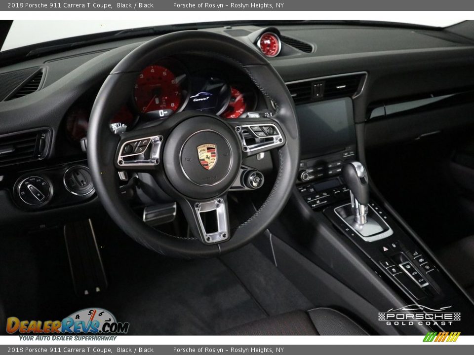 2018 Porsche 911 Carrera T Coupe Black / Black Photo #16