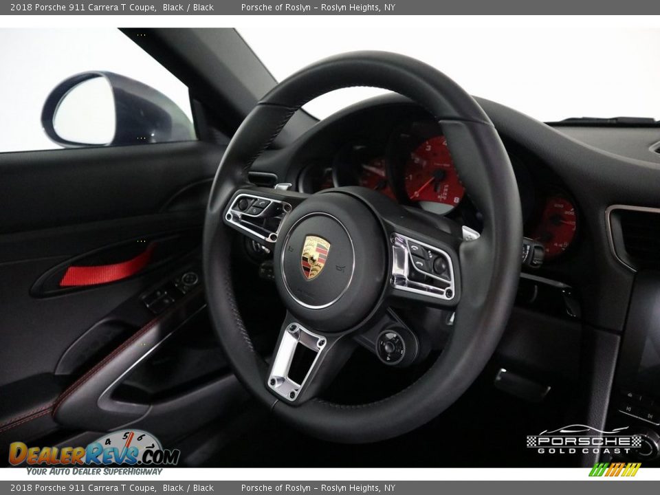 2018 Porsche 911 Carrera T Coupe Black / Black Photo #17