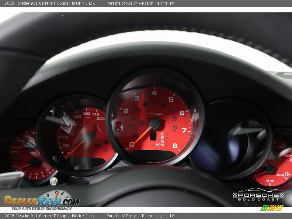 2018 Porsche 911 Carrera T Coupe Black / Black Photo #19