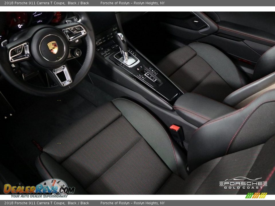 2018 Porsche 911 Carrera T Coupe Black / Black Photo #22