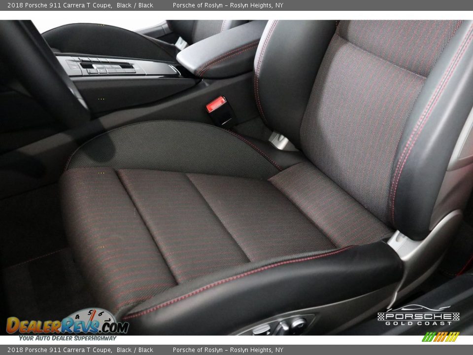 2018 Porsche 911 Carrera T Coupe Black / Black Photo #23