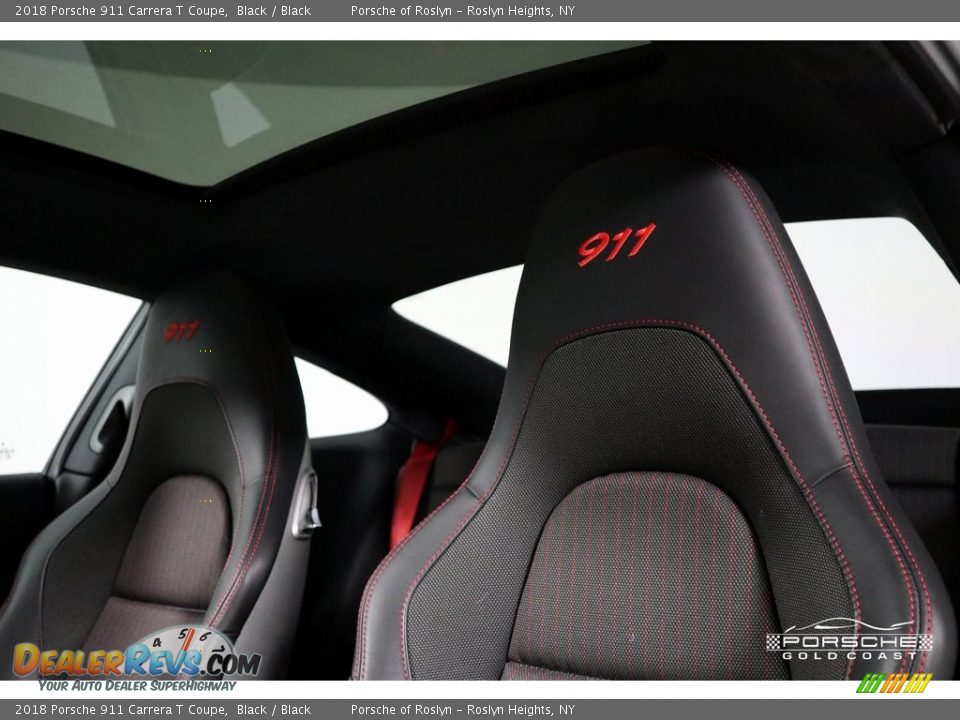 2018 Porsche 911 Carrera T Coupe Black / Black Photo #24