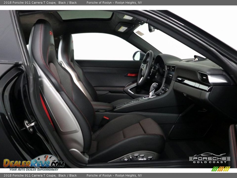 2018 Porsche 911 Carrera T Coupe Black / Black Photo #26