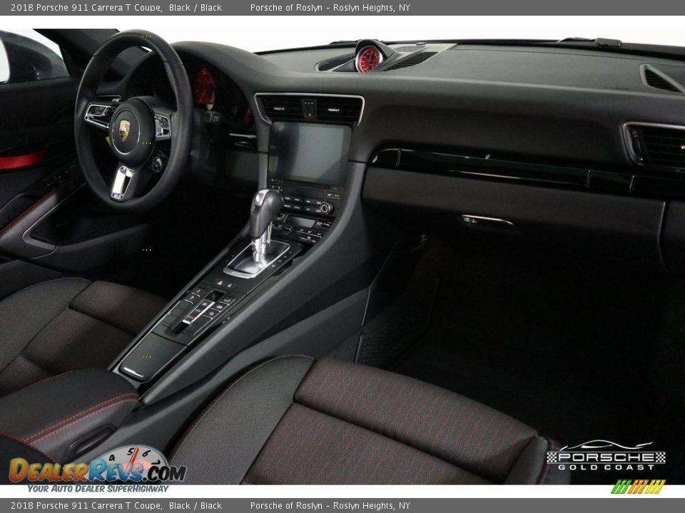 2018 Porsche 911 Carrera T Coupe Black / Black Photo #27