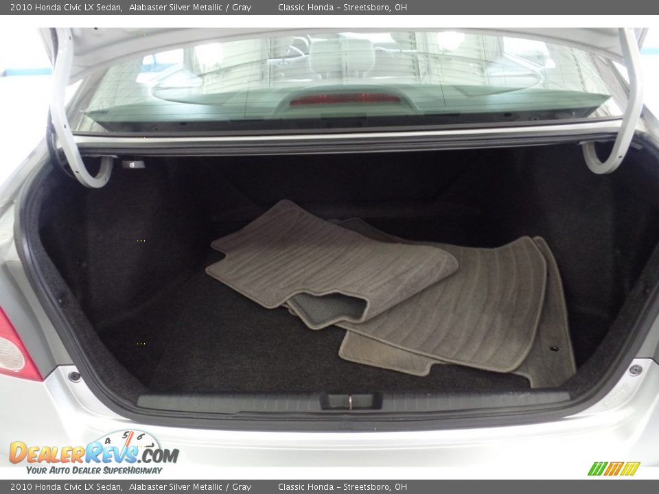 2010 Honda Civic LX Sedan Alabaster Silver Metallic / Gray Photo #29