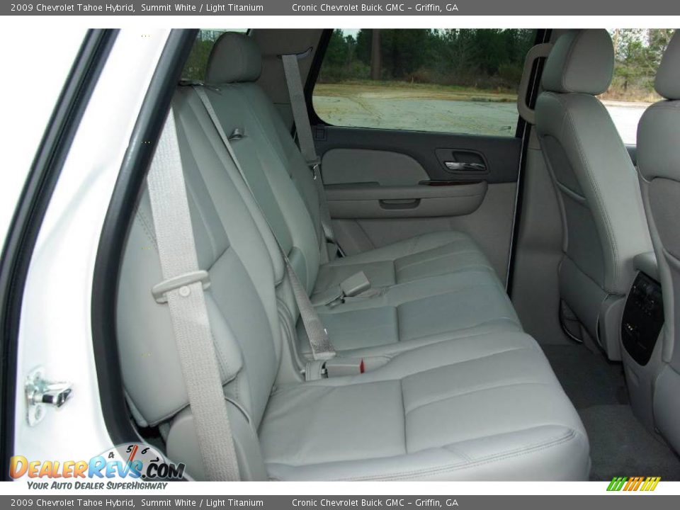 2009 Chevrolet Tahoe Hybrid Summit White / Light Titanium Photo #15