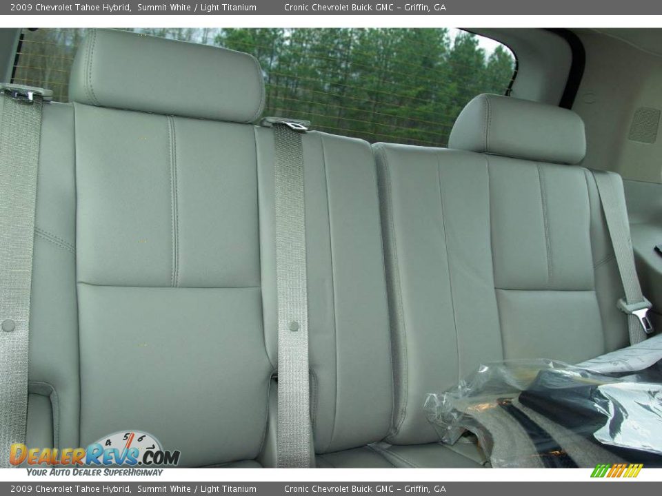 2009 Chevrolet Tahoe Hybrid Summit White / Light Titanium Photo #16