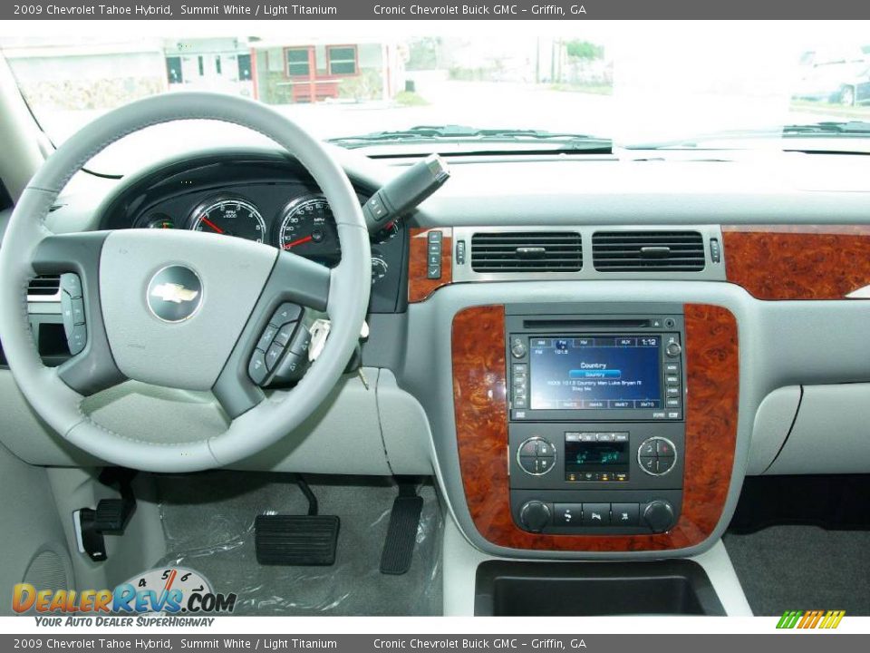 2009 Chevrolet Tahoe Hybrid Summit White / Light Titanium Photo #20